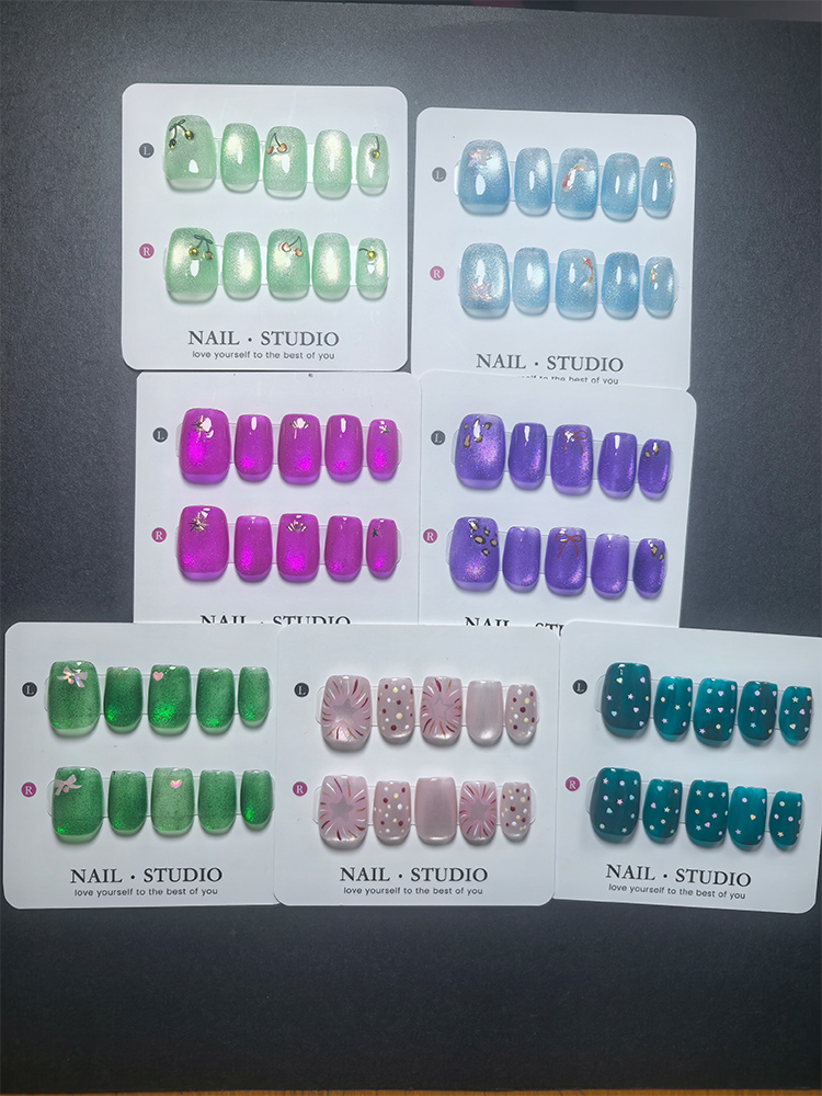Nail Art Eye Cat - Kuku Palsu Cat Eye Press On