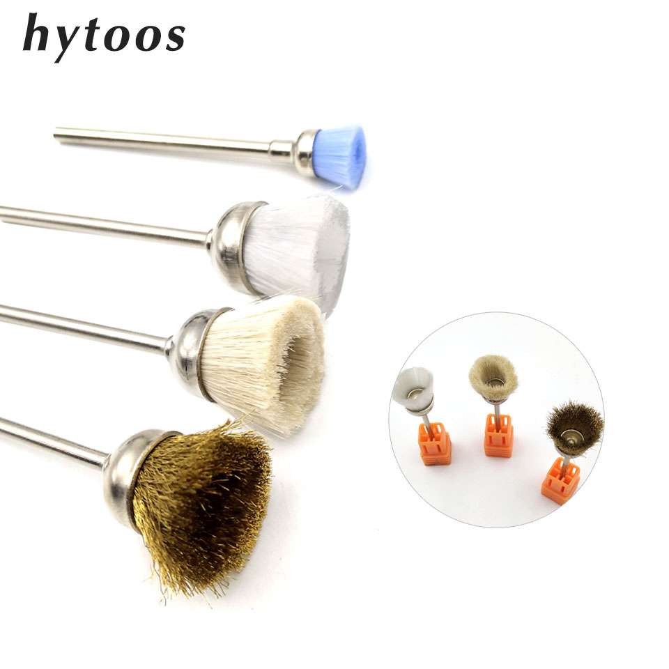 Nail Fan Brush - Hytoos 1 Pcs Kuku Bor Bit
