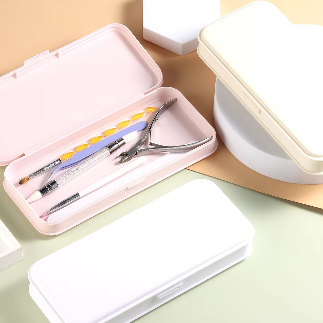 Kotak Penyimpanan Alat Seni Ku - Nail Fan Brush ulasan dan harga