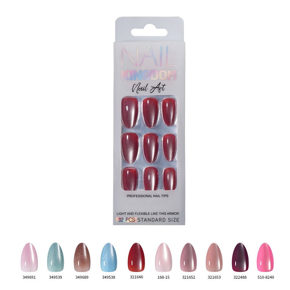VITAGWX 32 Buah Kuku Palsu Uju - Nail Art Eye Cat ulasan dan harga