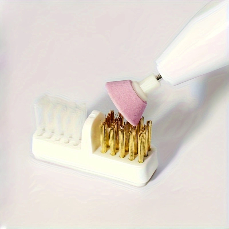 Kepala bor Pemoles kuku kawat  - Nail Fan Brush ulasan dan harga