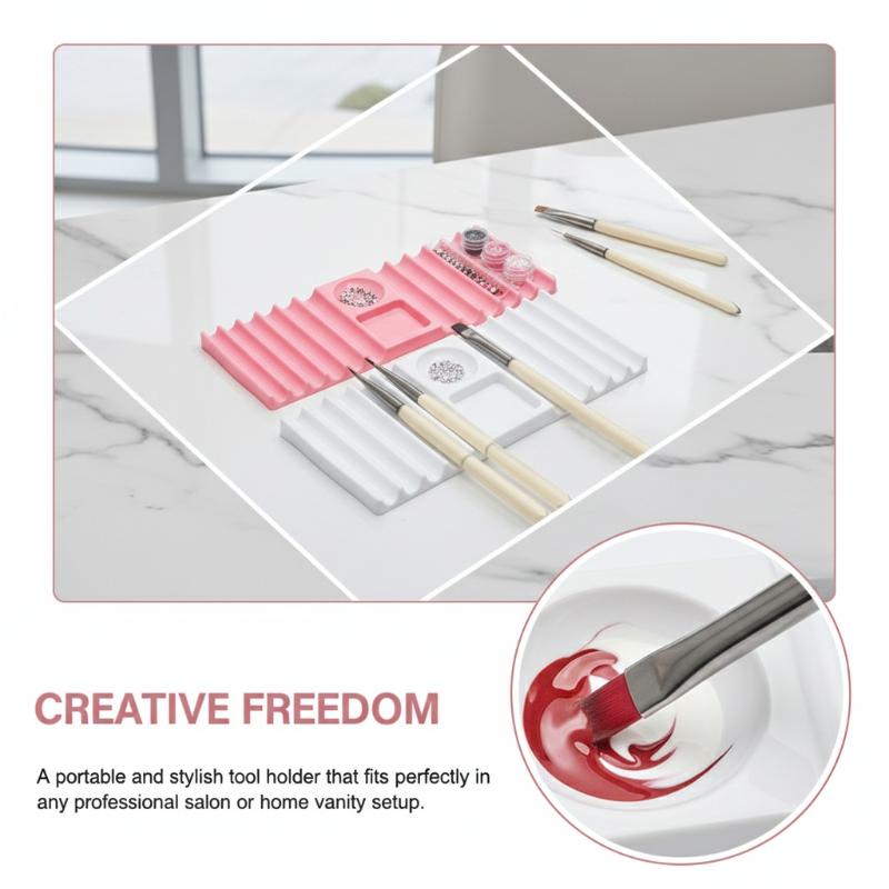 Palet Seni Kuku yang Dapat Dig - Nail Fan Brush ulasan dan harga