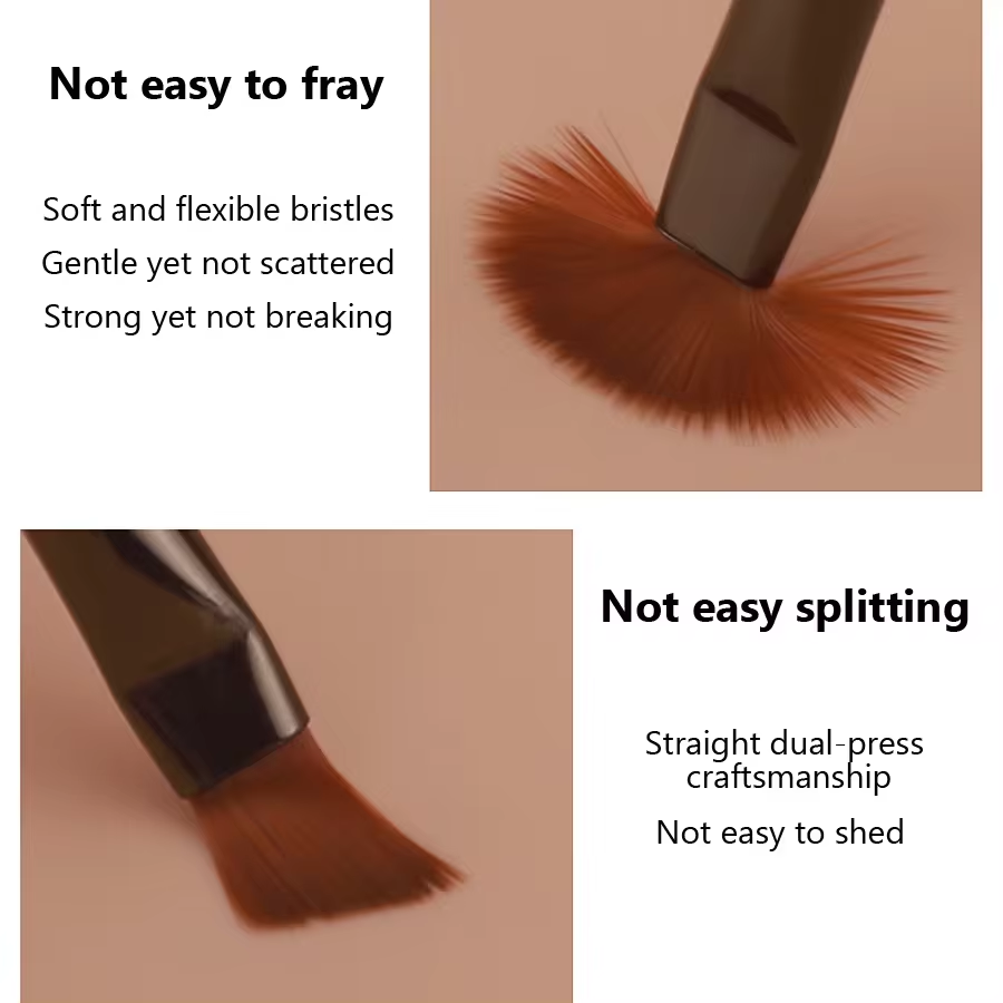 9PCS Kuas Gel UV untuk Kuku, P - Nail Fan Brush ulasan dan harga