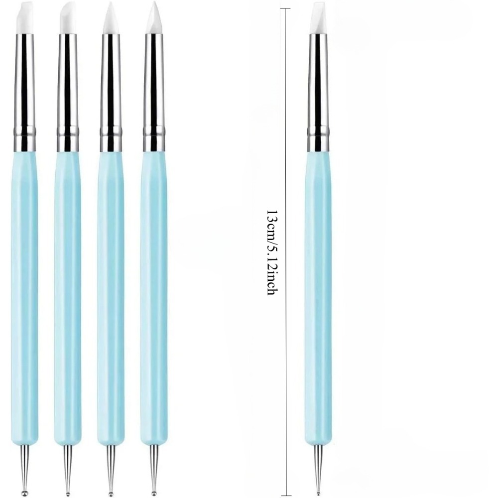 5 Buah Alat Pemahat Tanah Liat - Nail Fan Brush ulasan dan harga