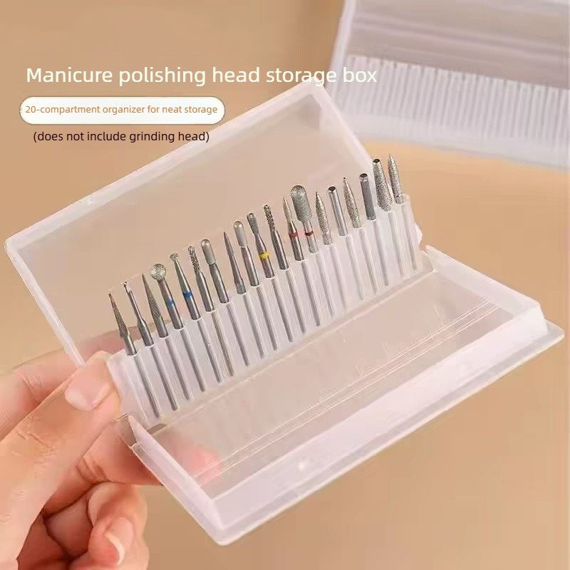 1/2/3 Buah 20 Slot Kotak Penyi - Nail Fan Brush ulasan dan harga