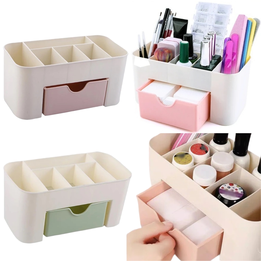 Kotak penyimpan kosmetik, Laci - Nail Fan Brush ulasan dan harga