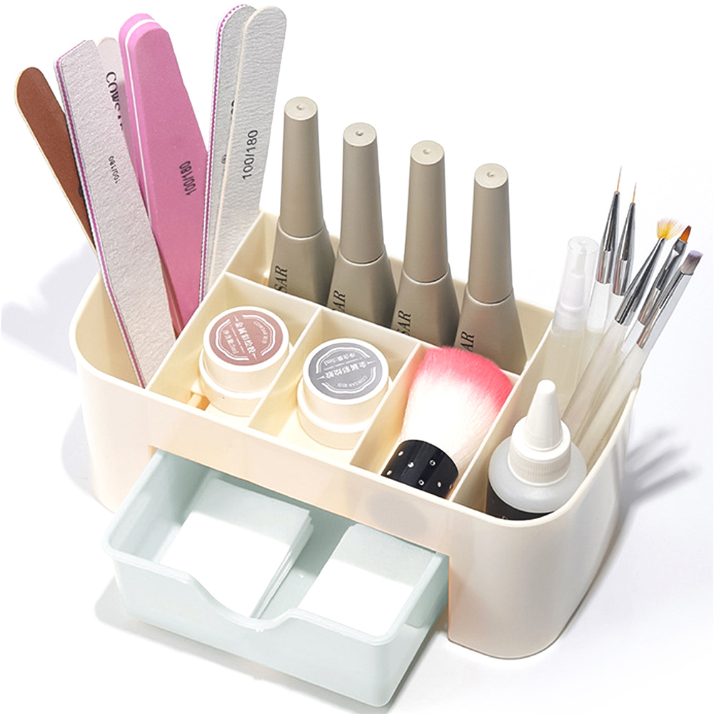 Kotak penyimpan kosmetik, Laci - Nail Fan Brush ulasan dan harga