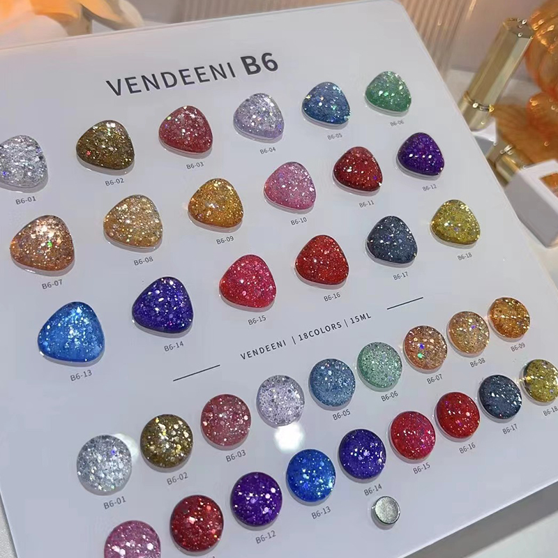 VENDEENI 18 Warna 12 Warna Gli - Nail Art Eye Cat ulasan dan harga
